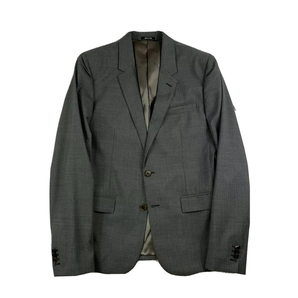 Maison Martin Margiela Gray Lined Wool Mens Blazer 38R S30BN0312 Italy NWOT
